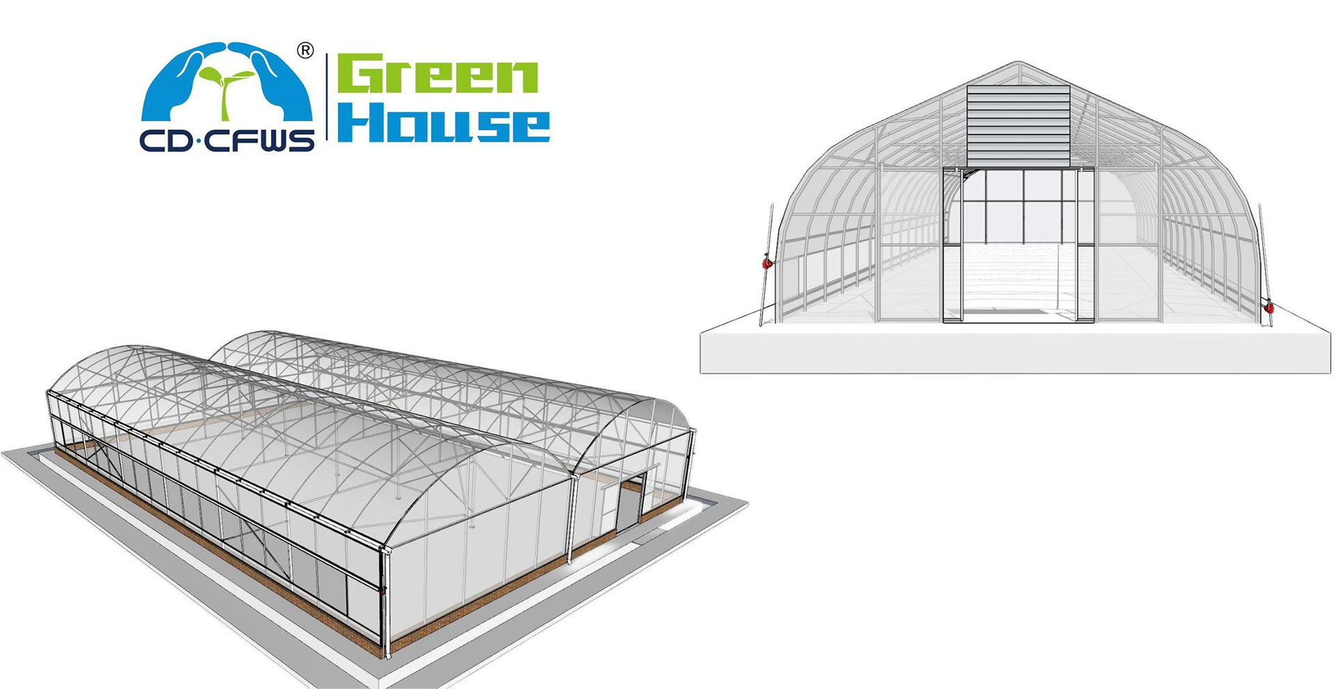 Umfanekiso-1-Single-span-greenhouse-kunye-multi-span-greenhouse