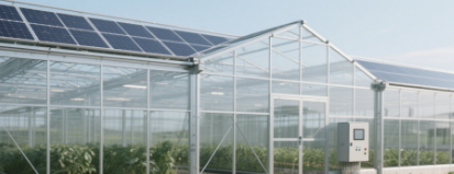 glass greenhouse