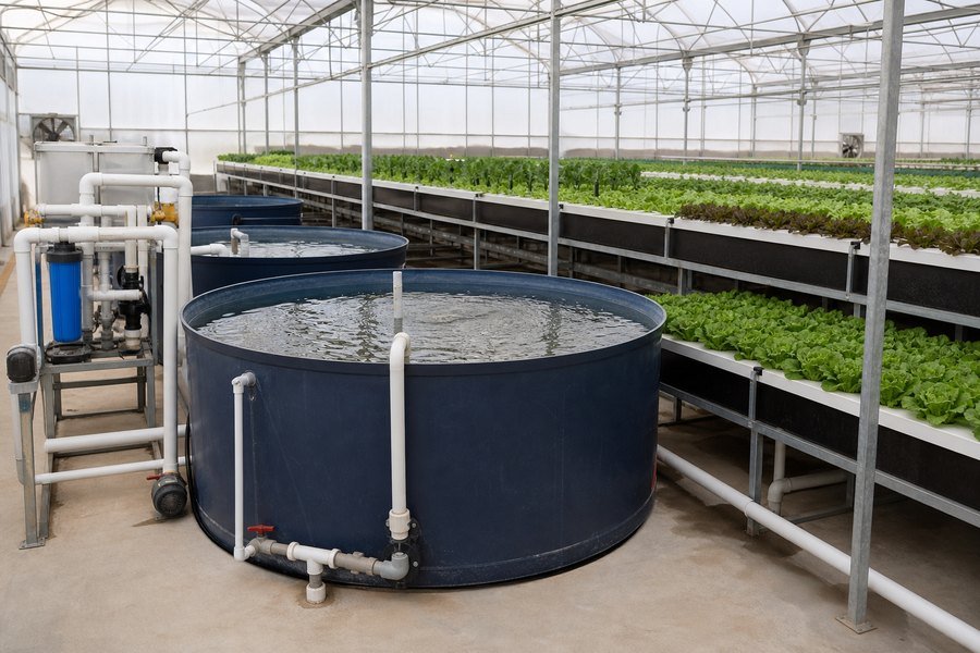 100% Original Aquaponics Fish Farming - Commercial modular aquaponics system used in greenhouse – Chengfei