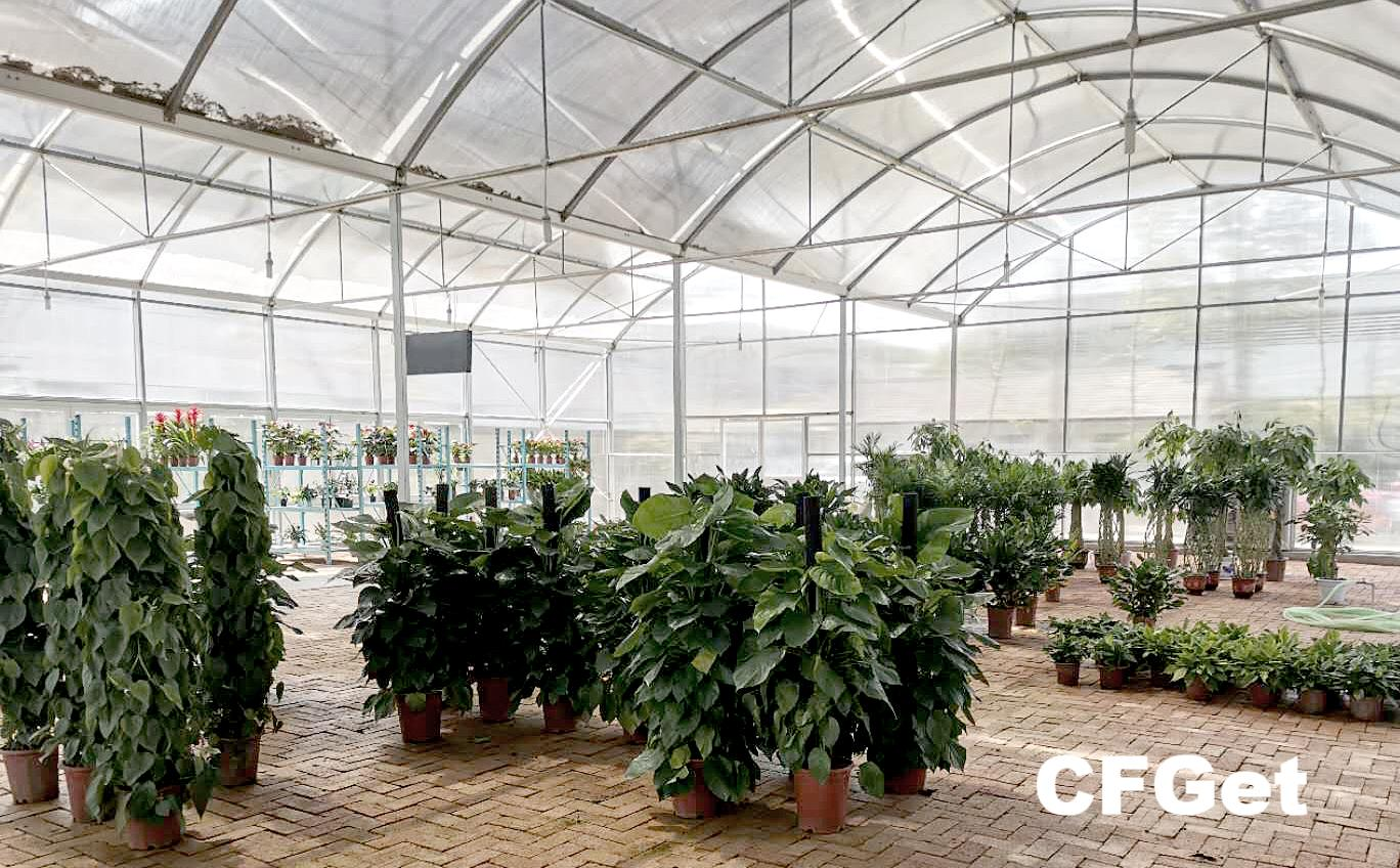 Multi-wall polycarbonate greenhouse panel samples