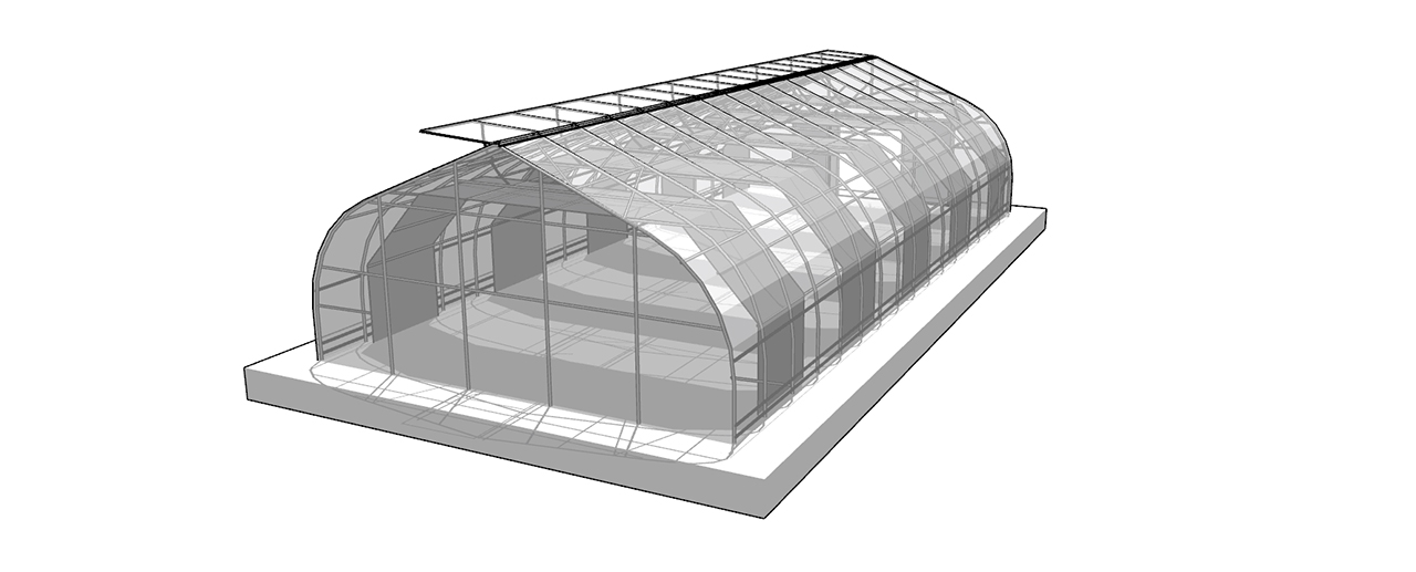 Blackout-greenhouse-structure