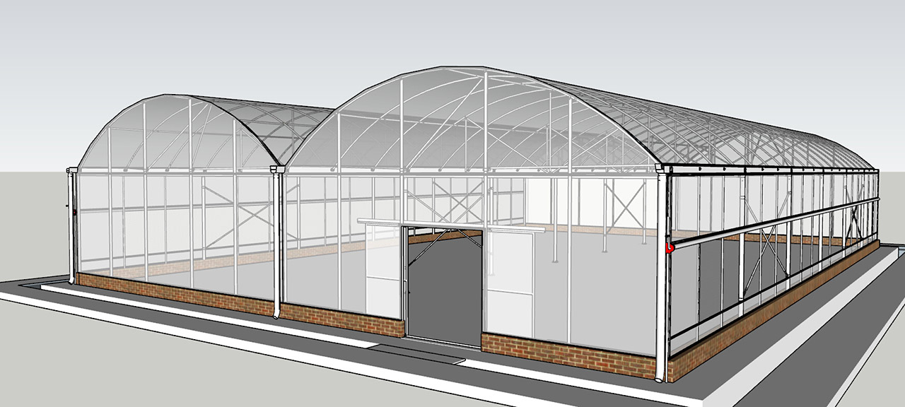 Multi-span-platic-film-greenhouse-structure-(1)