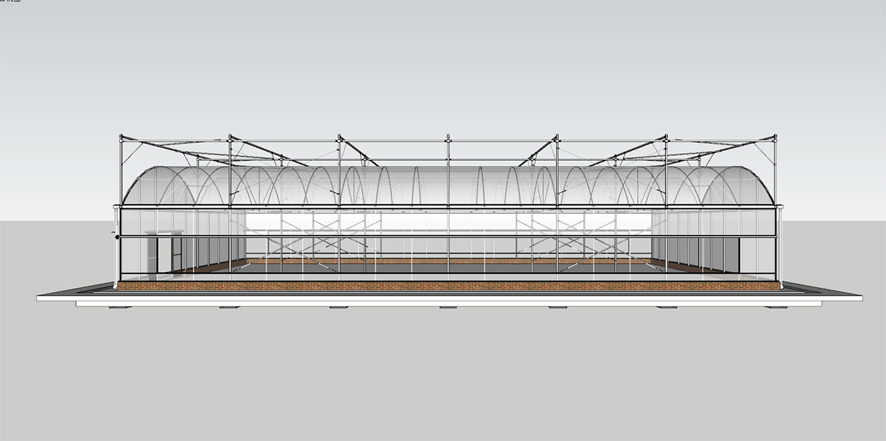 Multi-span-platic-film-greenhouse-structure1