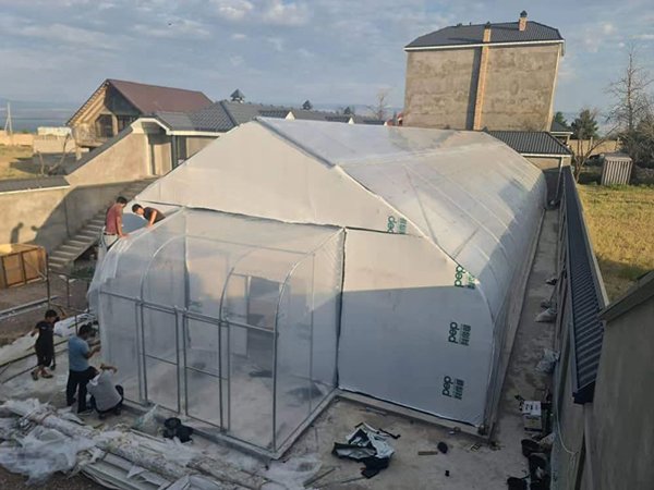 Blackout greenhouse in Tajikistan - project view 2