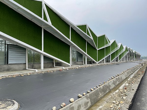Glass greenhouse project in Canada - project view 2