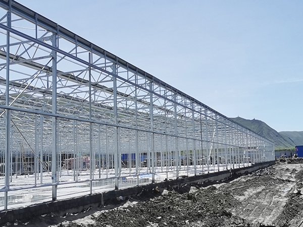 Glass greenhouse project in Gansu, China - project view 5
