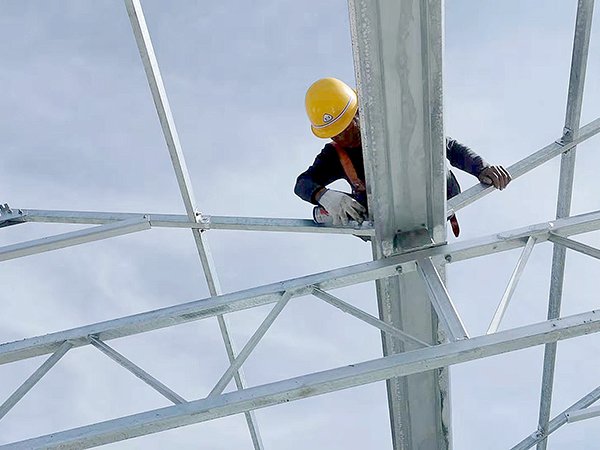 Glass greenhouse project in Gansu, China - project view 12