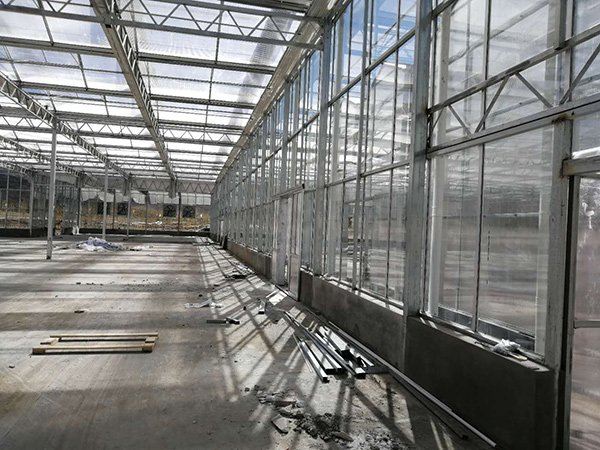 Glass greenhouse project in Italy - project view 4