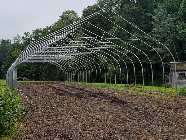 Gothic tunnel greenhouse project in Norway - project view 2