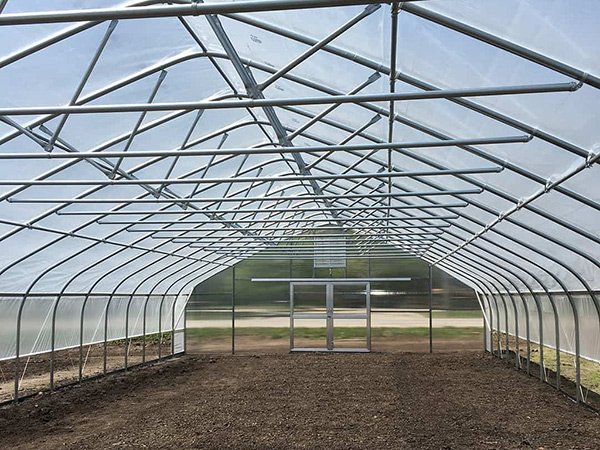 Gothic tunnel greenhouse project in Norway - project view 3