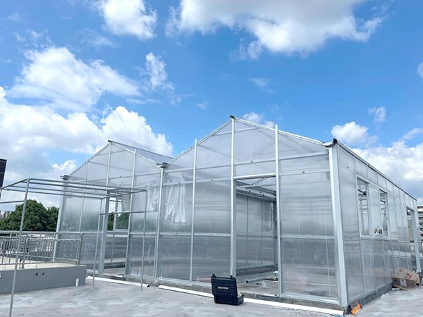 Mini garden PC sheet greenhouse project in Chengdu