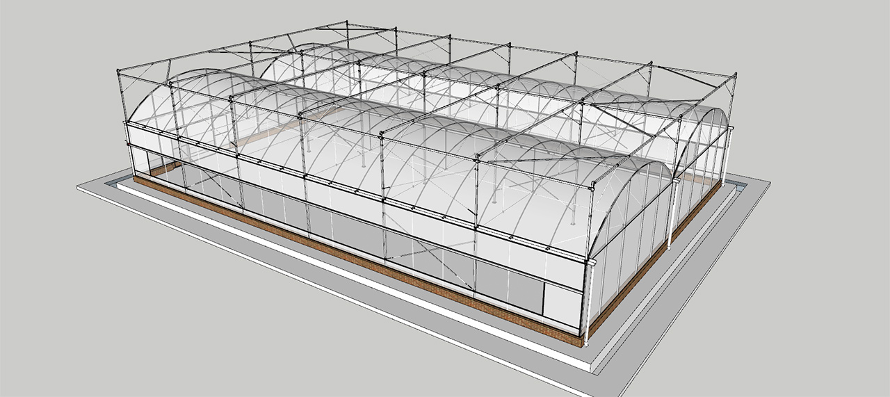 multi-span-plastic-film-greenhouse-structure