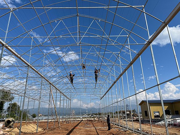 Plastic film greenhouse project in Gansu, China - project view 5