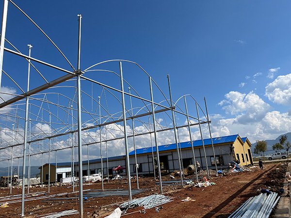 Plastic film greenhouse project in Gansu, China - project view 6