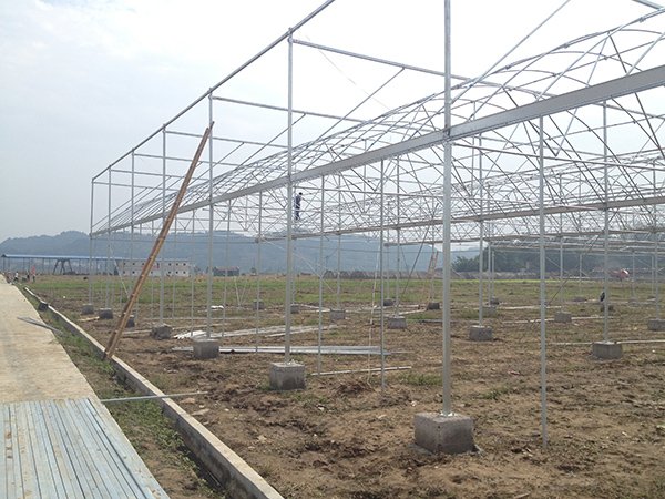 Plastic film greenhouse project in Reunion - project view 3