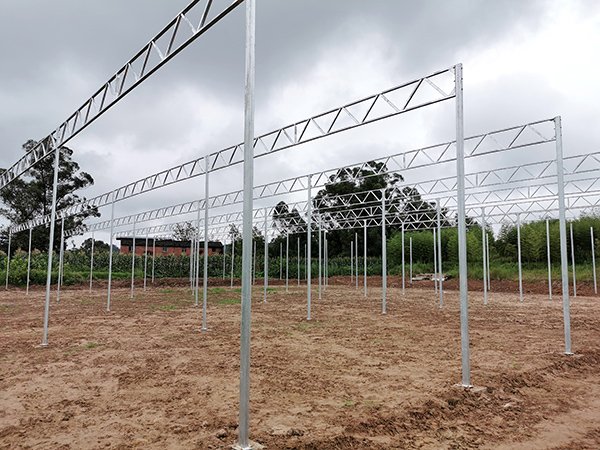 Plastic film greenhouse project in Reunion - project view 5