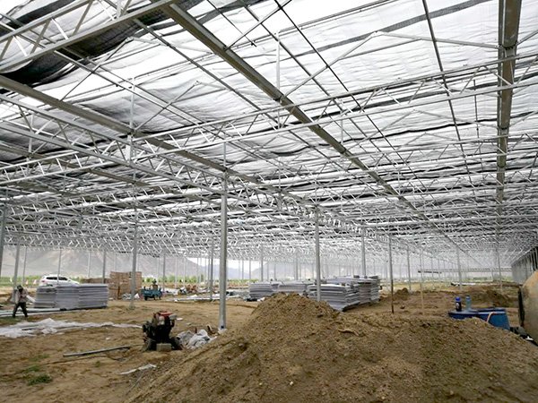 Polycarbonate greenhouse project in Tibet, China - project view 2