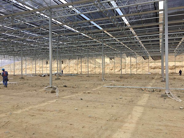 Polycarbonate greenhouse project in Tibet, China - project view 3